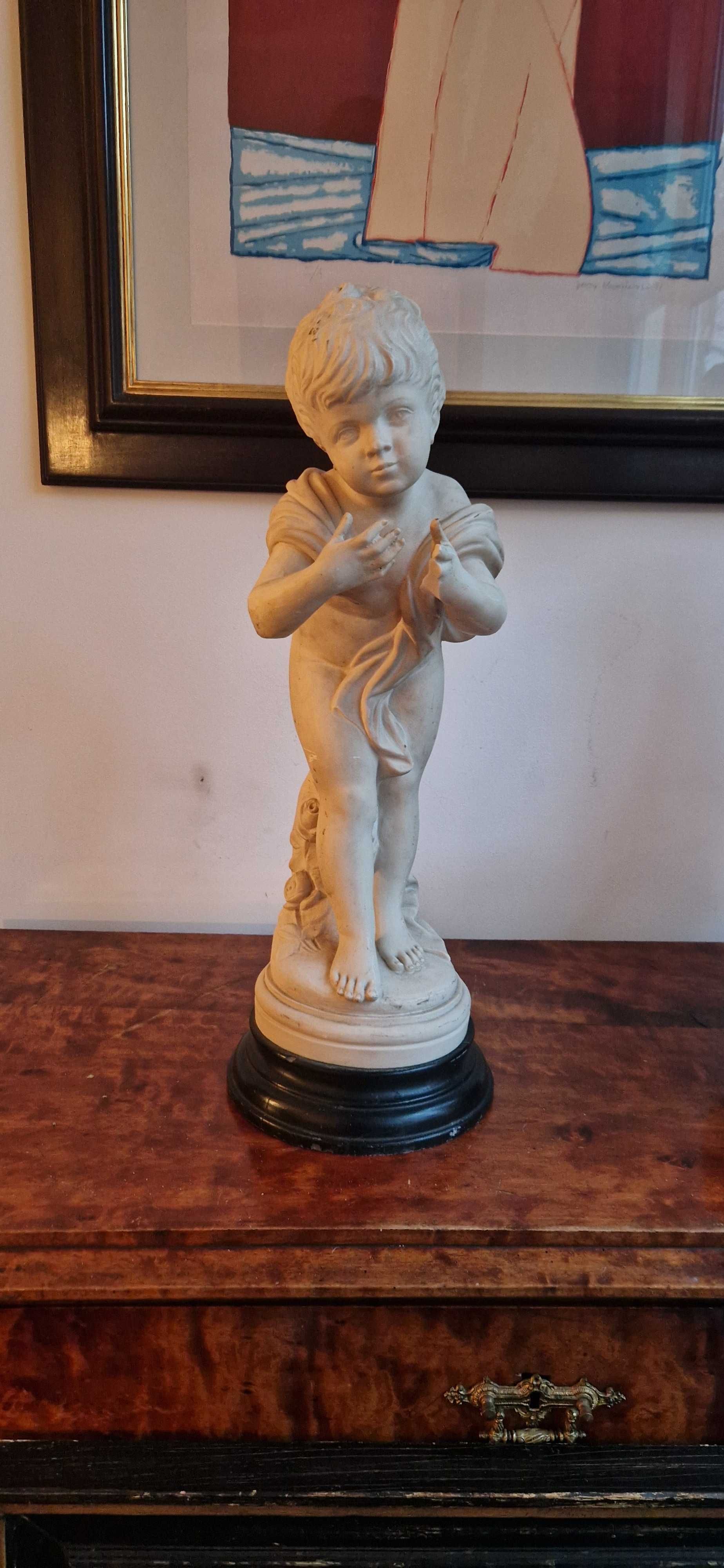 Rzeźba salonowa putto Młodzieniec Włochy klasycyzm glamour design