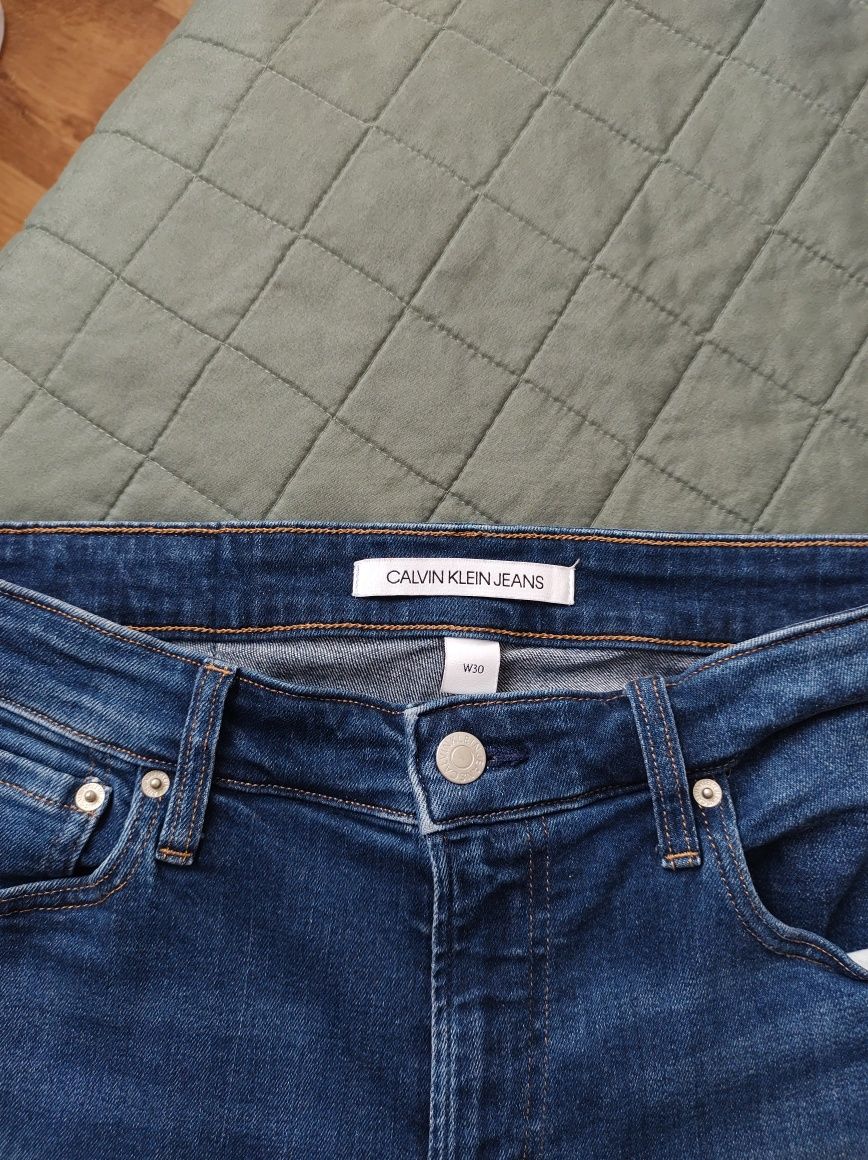 Calvin Klein Jeans rozmiar S spodenki jeansowe męskie