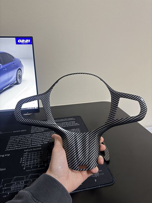 Карбон накладки в М руль BMW M Perfomance G20 G30 G05 G02 м кермо бмв