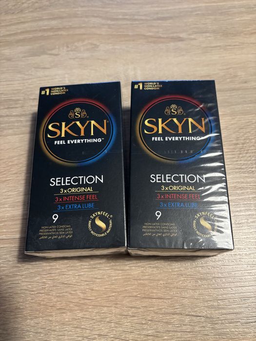 Prezerwatywy Skyn Selection 18 sztuk 2 paczki zafoliowane długi termin
