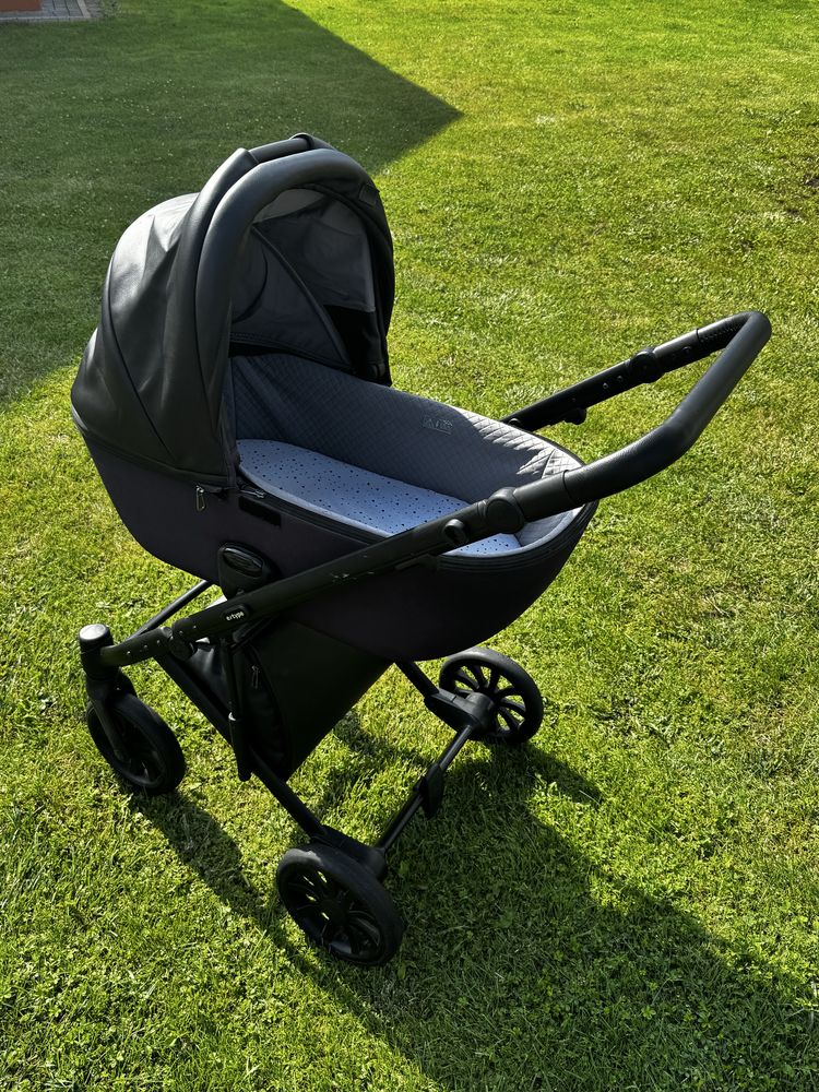 Wózek 2 w 1 Anex e/type czarny gondola plus spacerówka