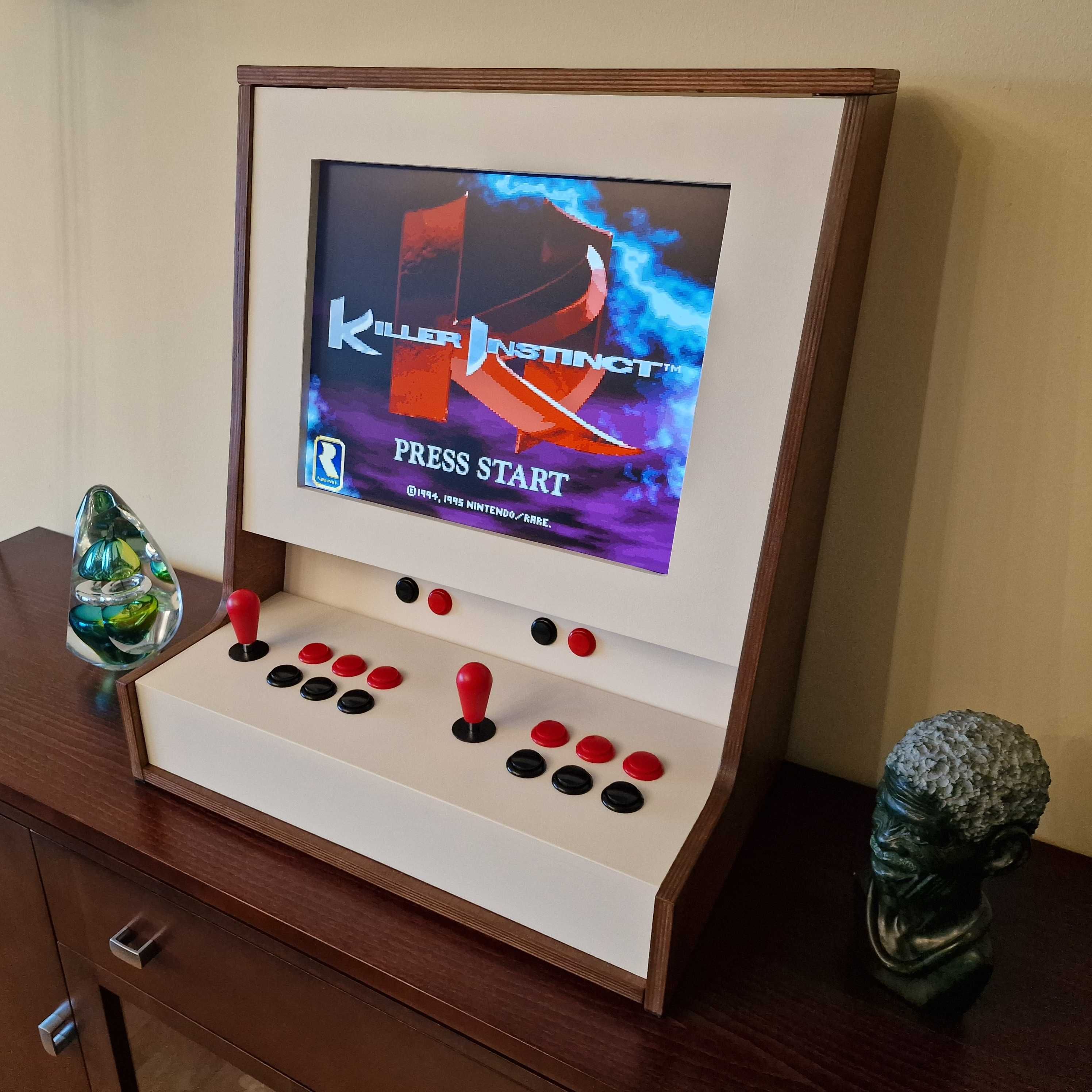 Retro Arcade Bartop * Drewniany * Raspberry PI