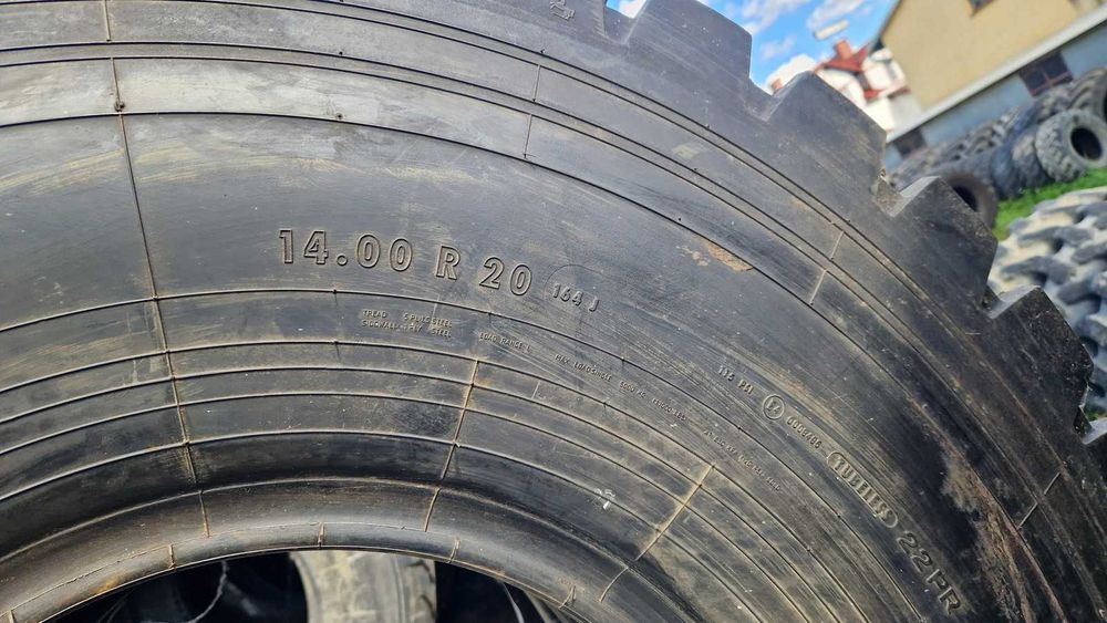 14.00r20 14.00-20, 395/85r20 Continental 80% bieżni 22PR bez napraw