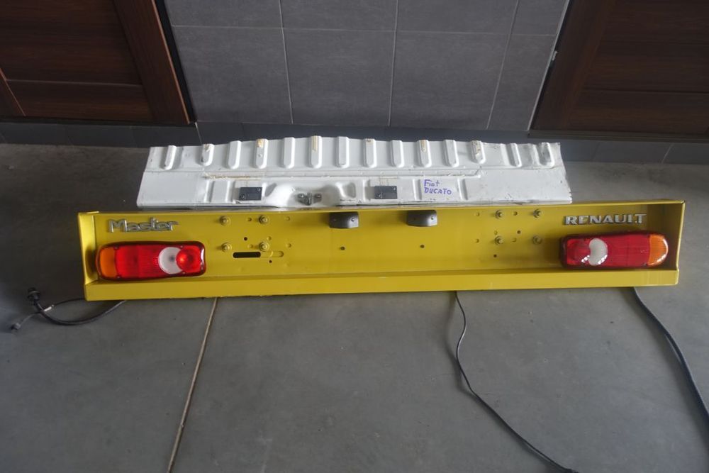 BELKA TYLNA ZDERZAK Master III Opel Movano B TYL TYLNA ZOLTA RAMA PLANDEKA