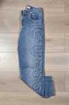 Spodnie damskie Guess, jeansy, wysoki stan, logo, premium