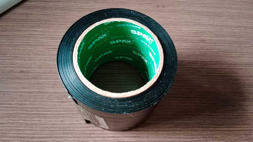 Taśma izolacyjna  SPAX do legarów i desek tarasowych 87mm x 6,5m