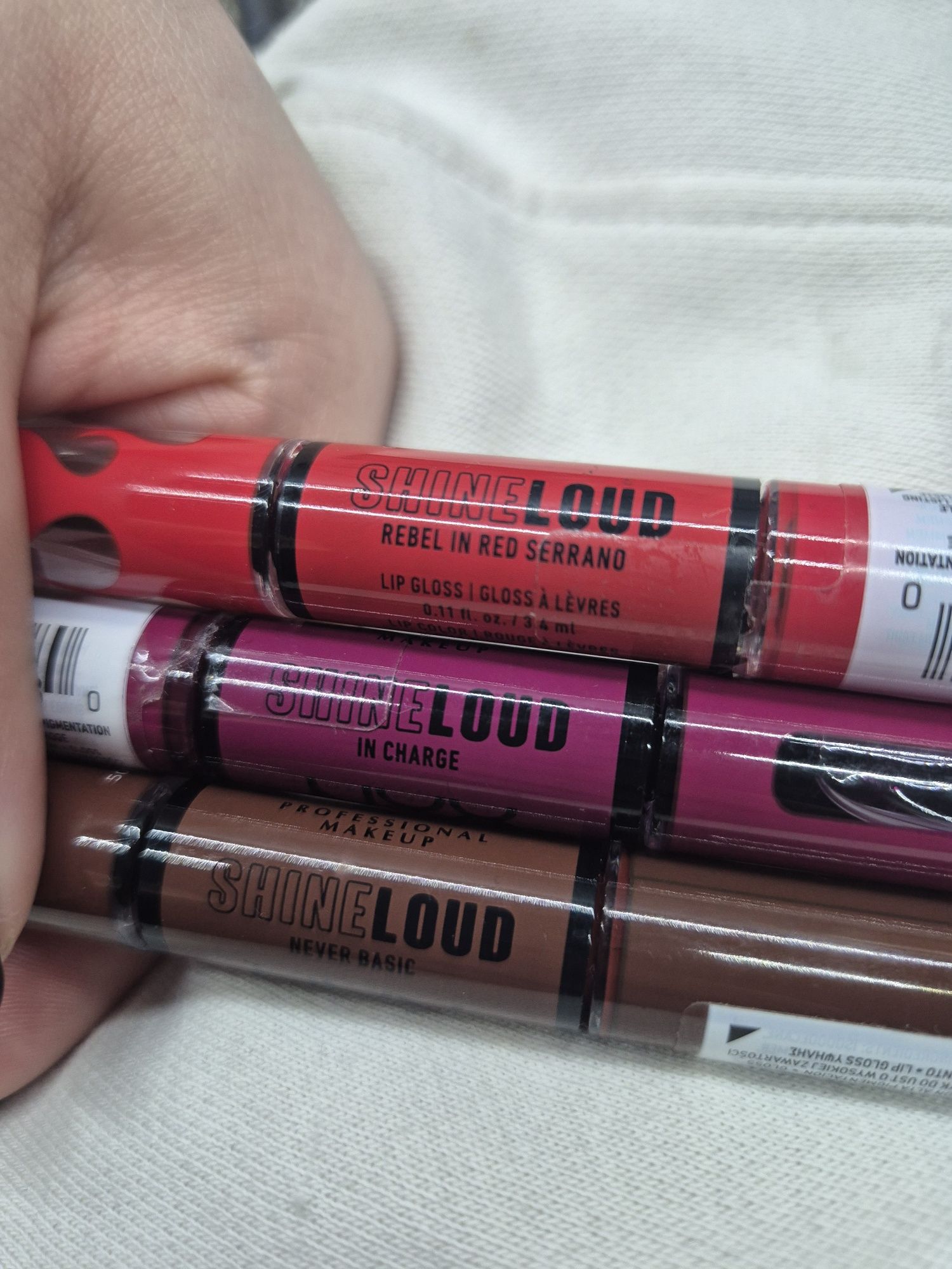 NYX shine loud rebel in red, in charge
