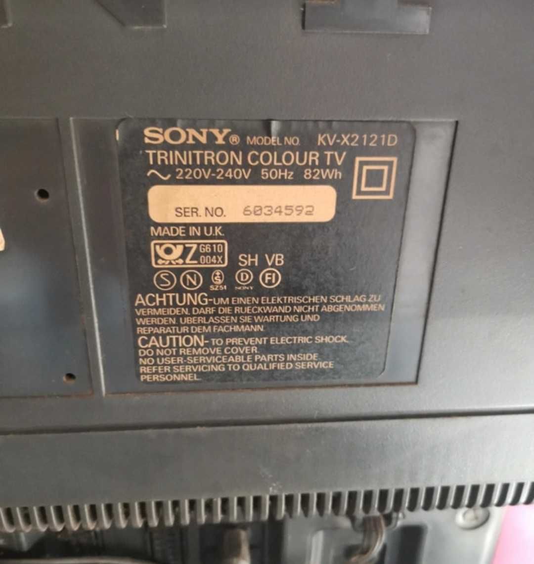 TV Sony trinitron