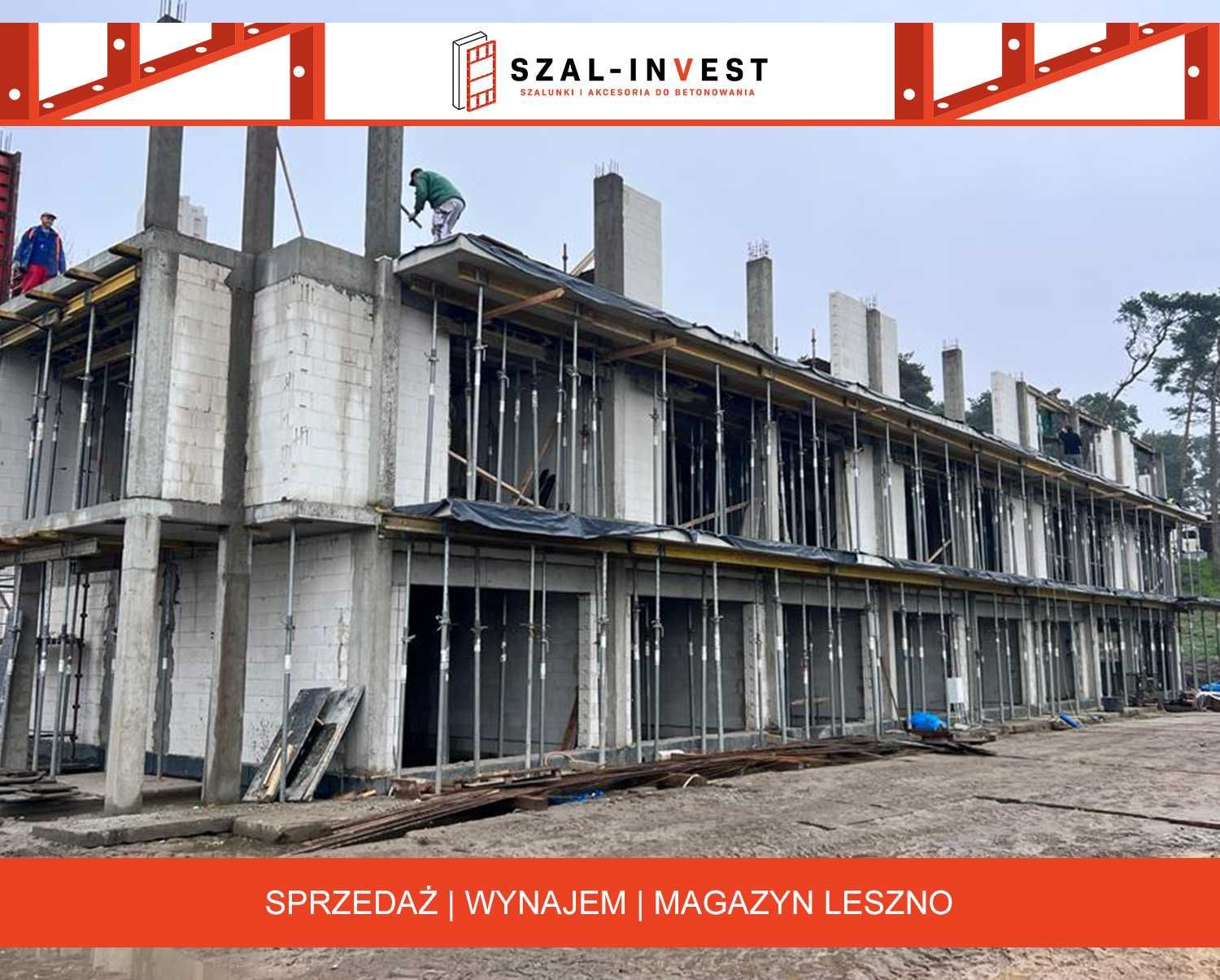 Wynajem i sprzedaż szalunków fundamentowych, ściennych i stropowych