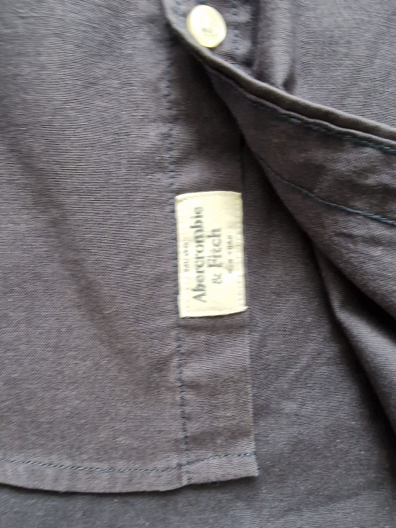 Abercrombie&Fitch koszula męska granatowa r. Xl