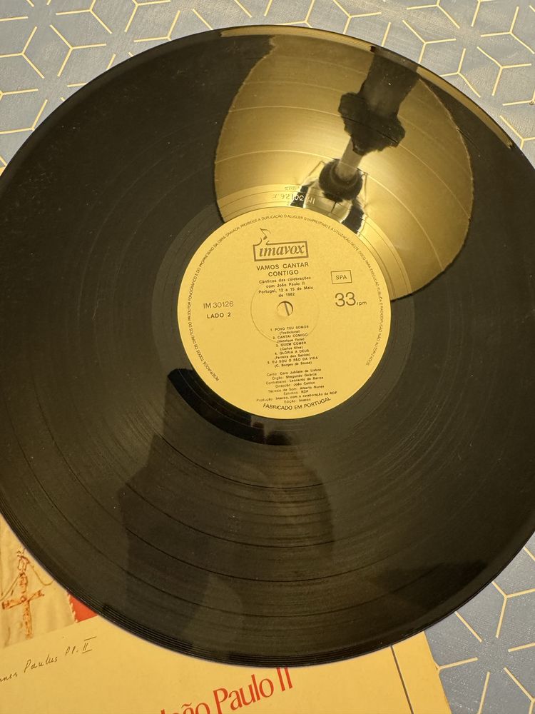 Vinil Papa João Paulo II - Vamos Cantar Contigo