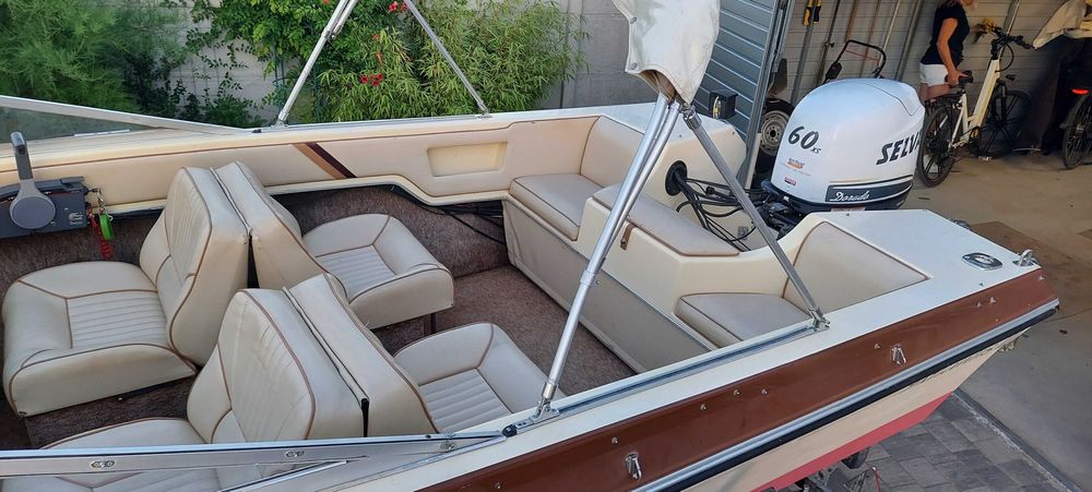 Motorówka Riamar 5,2m, Yamaha 60KM wtrysk, przyczepa, reja 24 łódź