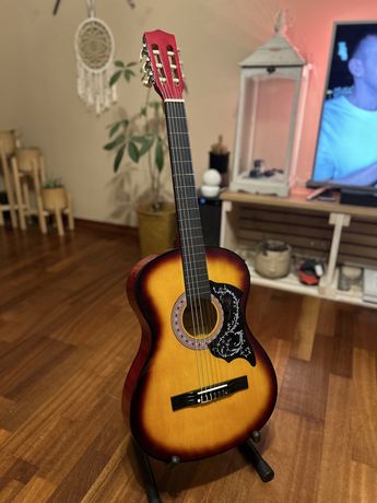 Gitara klasyczna 3/4 do nauki Nowe struny