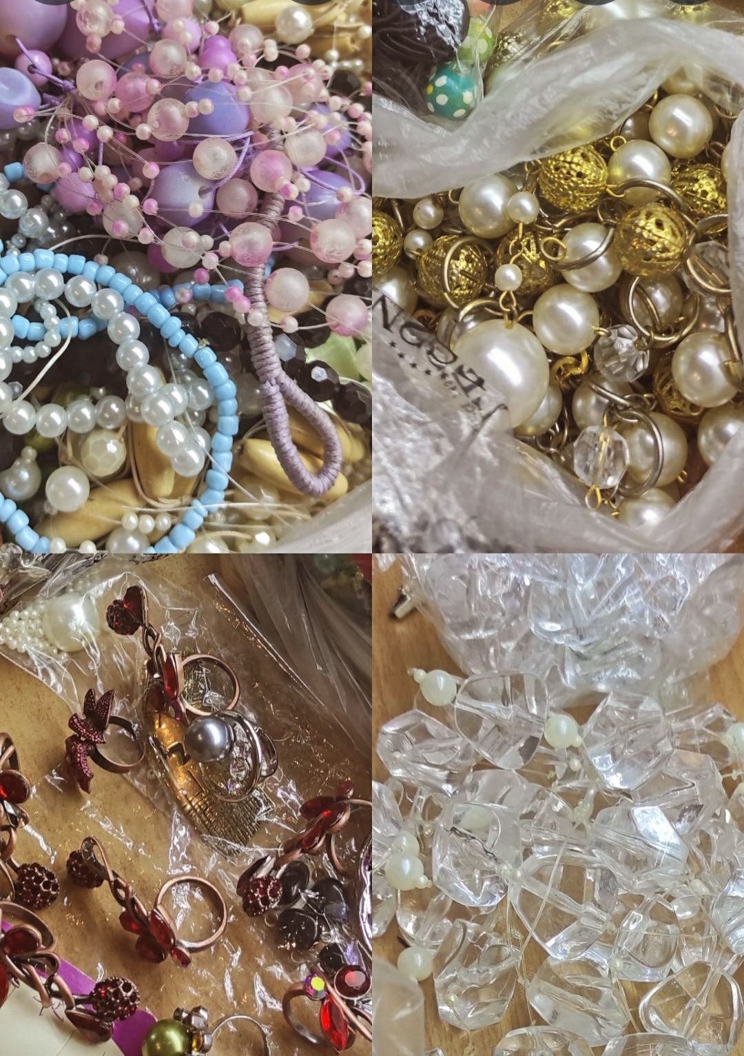 5.6кг буси,серьгі,кільця,заколки,бусіни на лом
