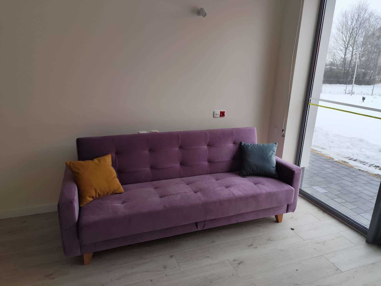Sofa ANGELA w stylu LOFT naturalna skóra