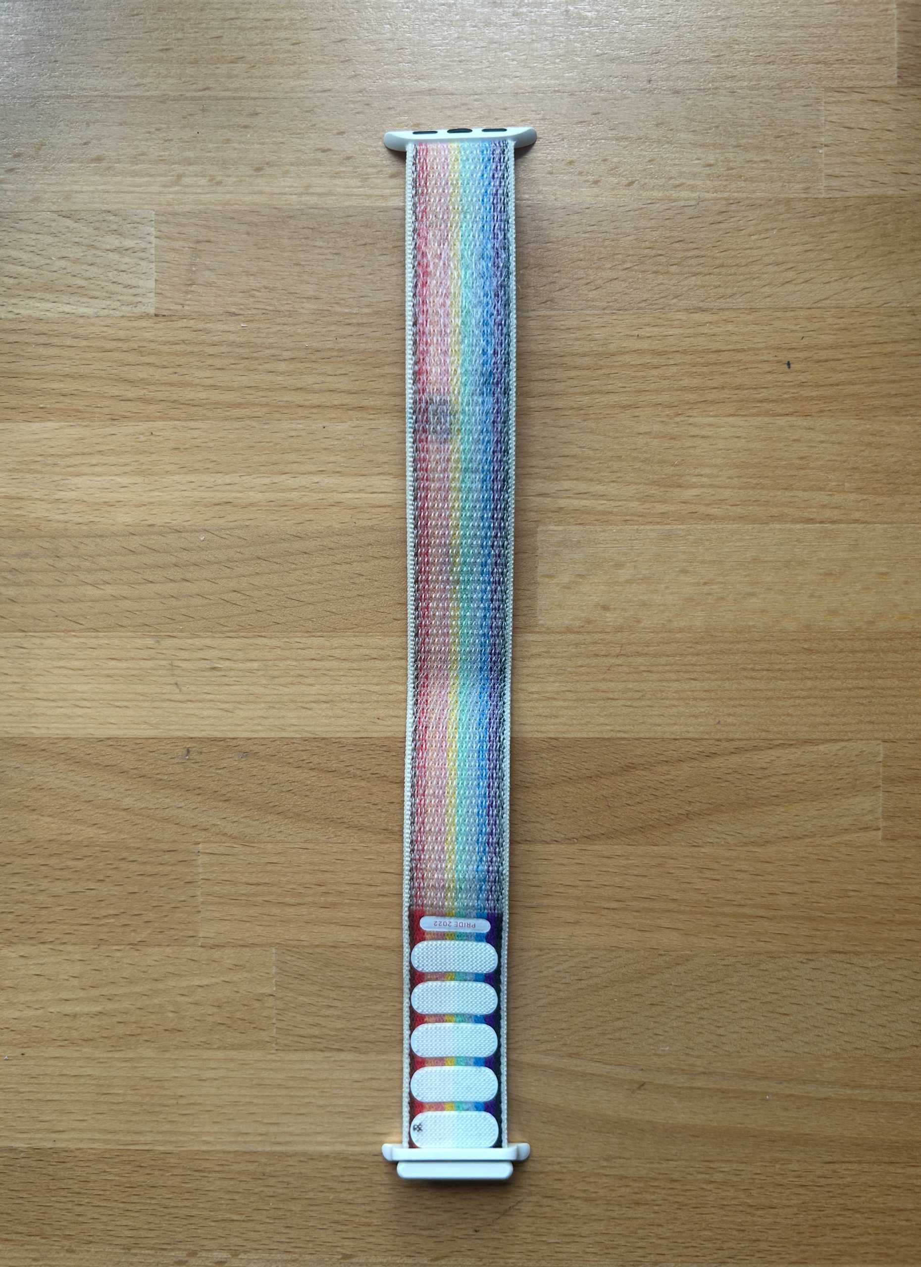 Oryginalna opaska Apple Watch Pride Edition do koperty 41 mm [Z WADĄ]