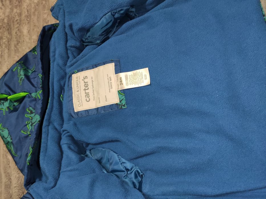 Зимовий костюм carter's 24 куртка і комбінезон теплий картерс