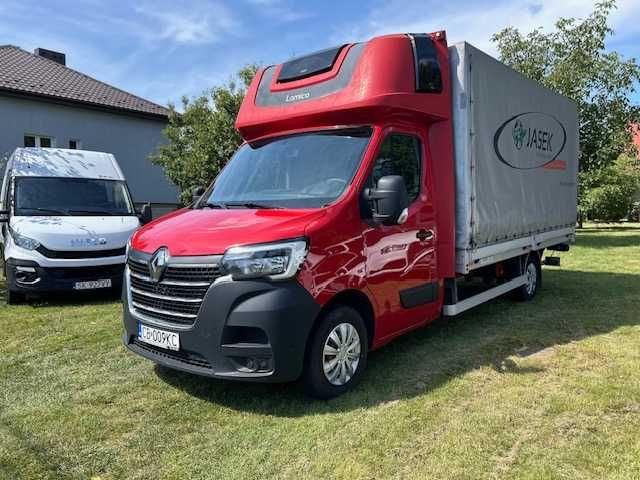 Wynajmę Renault Master plandeka 8EP z windą 750 kg na poduszkach
