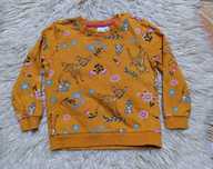Dresowa musztardowa bluza jelonek Bambi 86 bdb