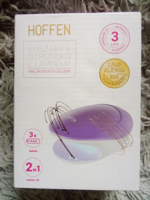 Hoffen lampą UV z suszarka do paznokci 2in1