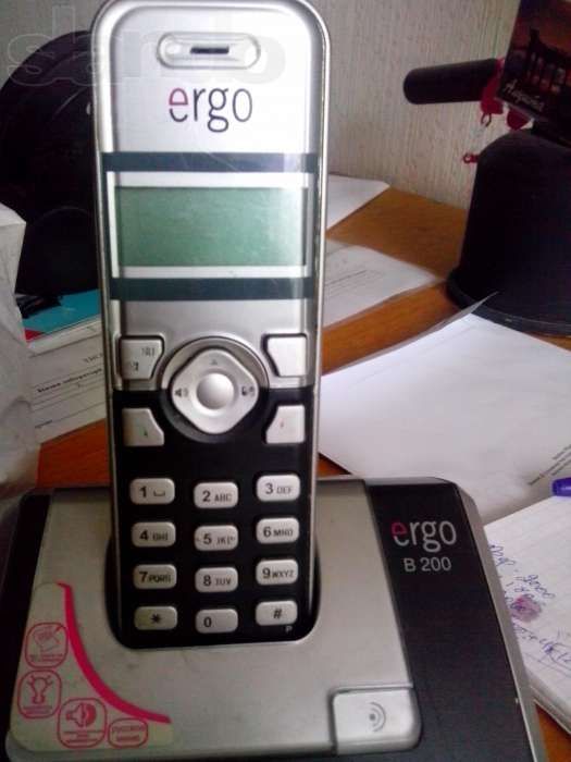 Продам беспроводной телефон ERGO