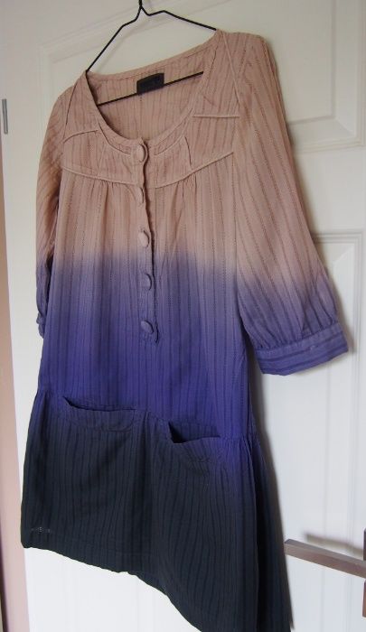 Modna sukienka, tunika ombre, cieniowana, r. 40, NÜMPH jak nowa