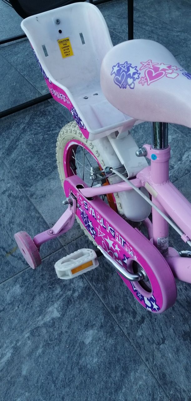 Bicicleta criança,cor rosa