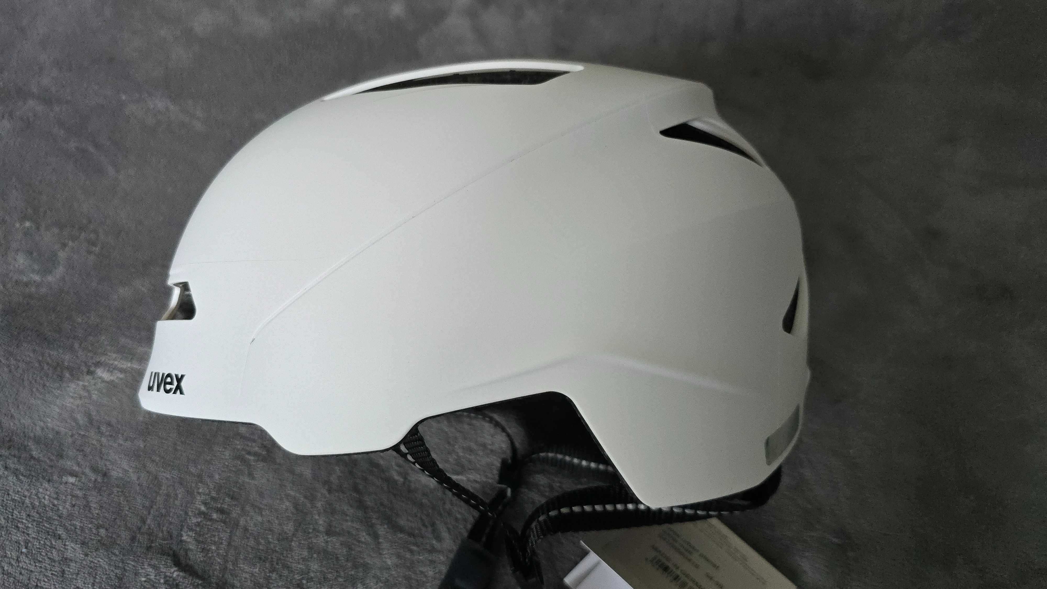 Kask rowerowy MTB miejski Uvex Urban Planet 54-58cm white matt