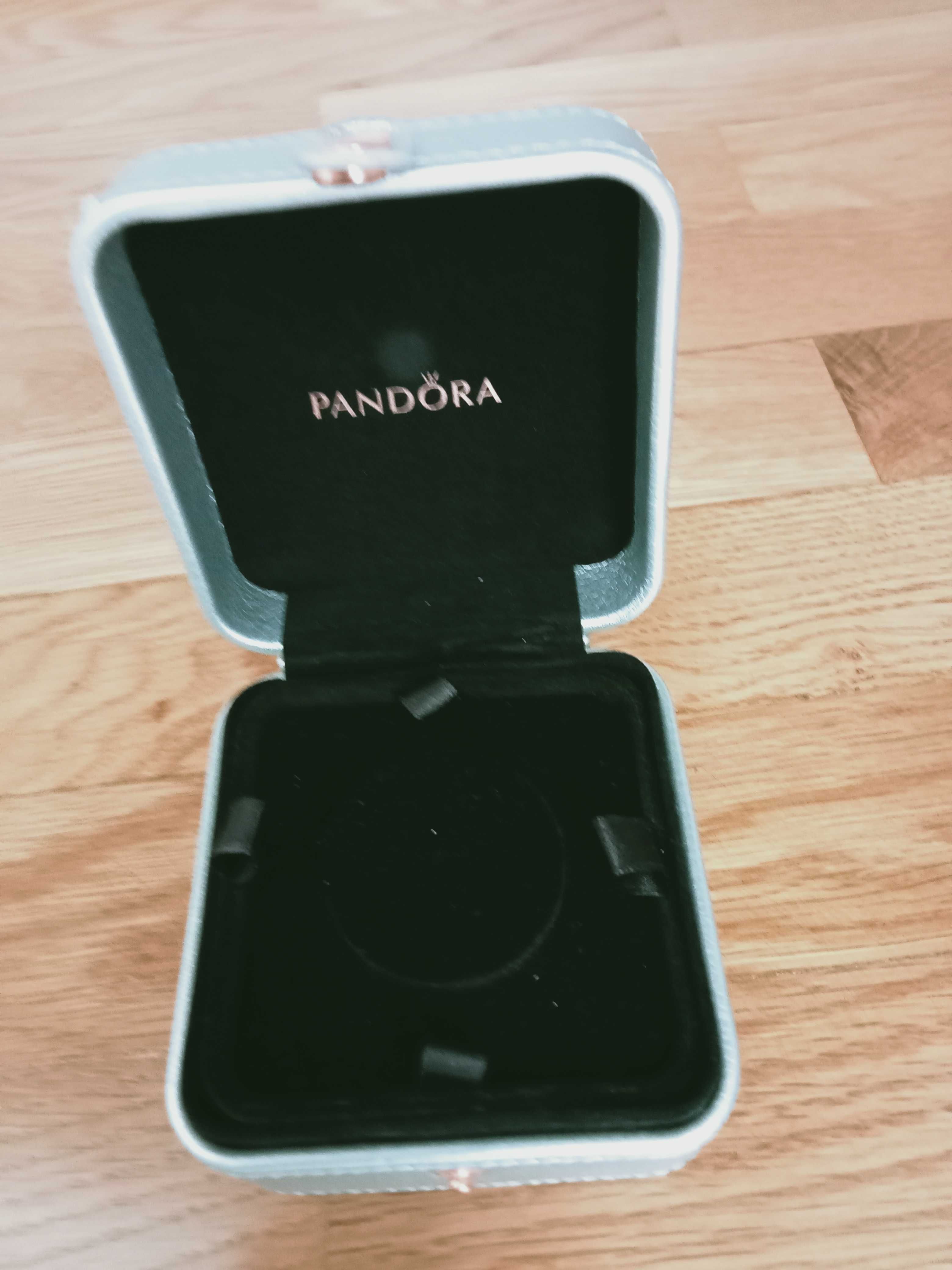 Caixa grande prateada Pandora para pulseira_NOVA