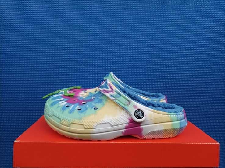 Крокси Crocs Classic Tie-Dye Lined Clog (35-41) Оригінал!