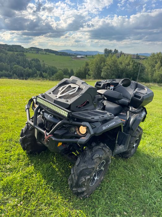 Can-Am Outlander 1000R + kosiarka bijakowa, Zarejestrowany