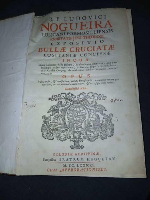 Antigo livro Religioso Em Latim Ano 1691