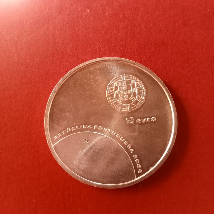 moeda prata 8.00 euros ( a defesa )