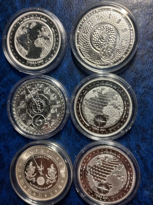 Подарок. Австралия, Британия, США, Токелау, серебро.