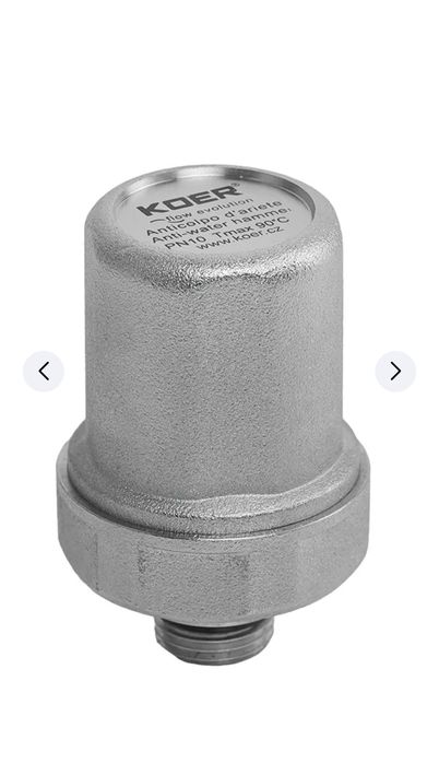 Компенсатор  гідроудару
Явище «гідроудару» виникає у