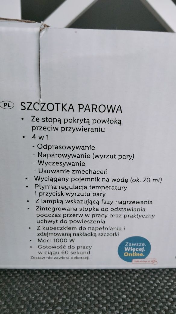 Szczotka parowa 4w1