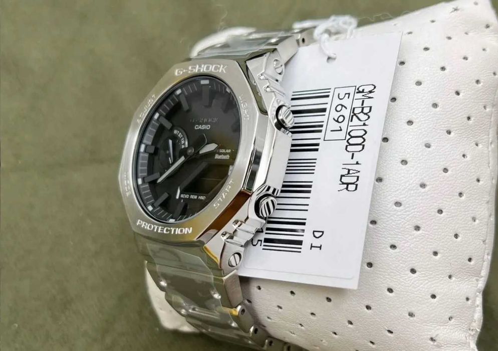 Мужские наручные часы Casio GM-B2100 Silver