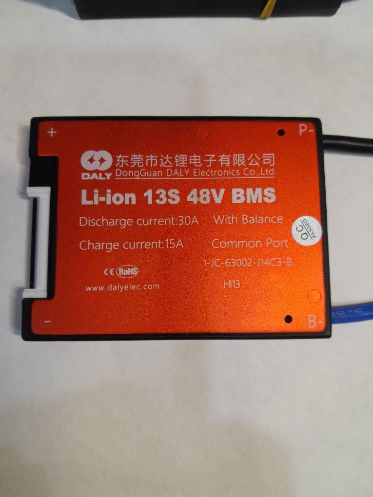 Плата DALY BMS 13S 48V 30A для Li-ion аккумулятора