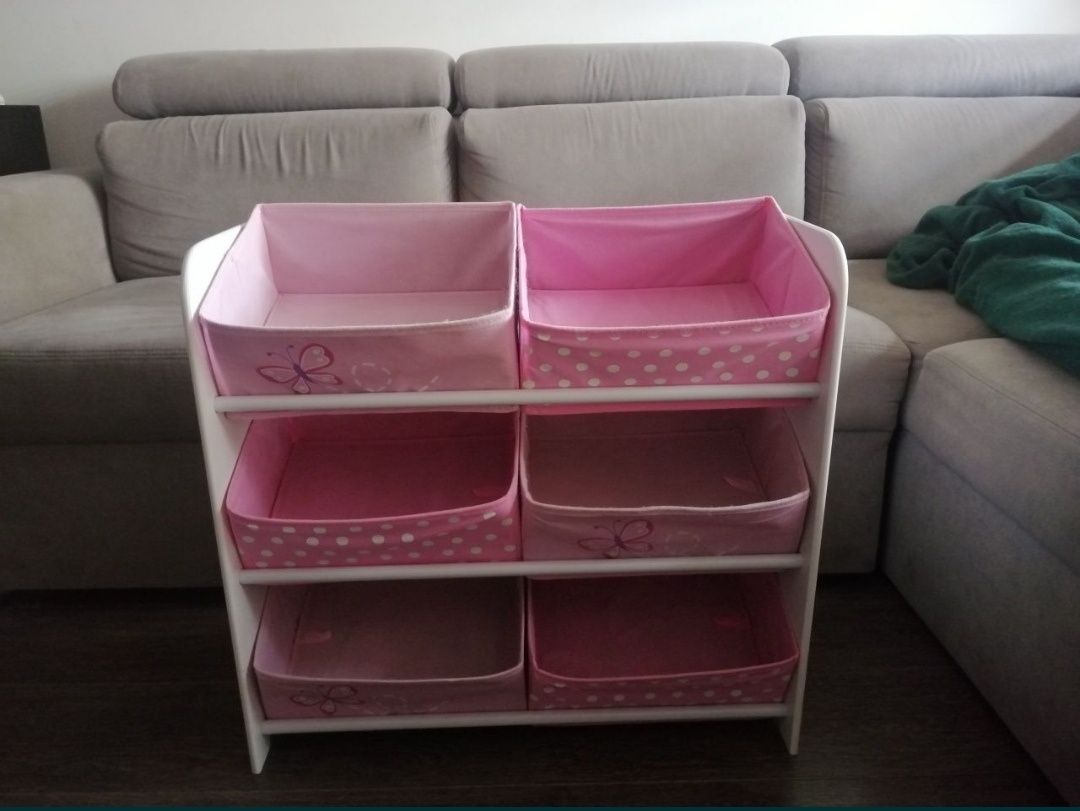 pojemniki na zabawki organizer z pojemnikami