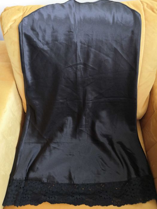 koszulka nocna, czarna