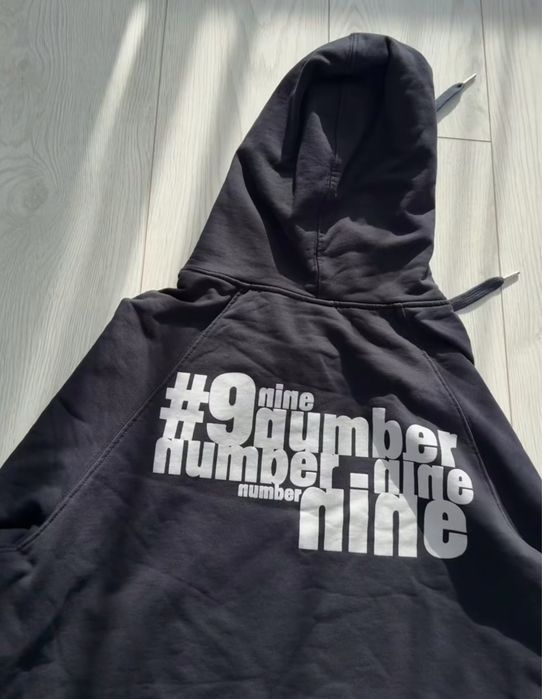 худи Number Nine Logo hoodie S M L