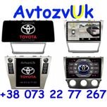 Магнитола CAMRY 40 Toyota GPS USB Tesla 2 din Кемри CarPlay Android 14