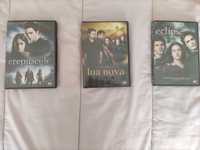 3 filmes da Saga Twilight em DVD