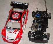 vendo kyosho 1/10 com algum material.