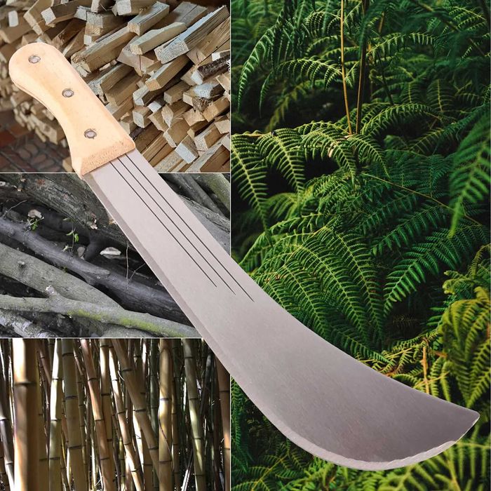 Maczeta Hartowana Ogrodowa 46cm Survivalowa MOCNA Karczownik  Tasak