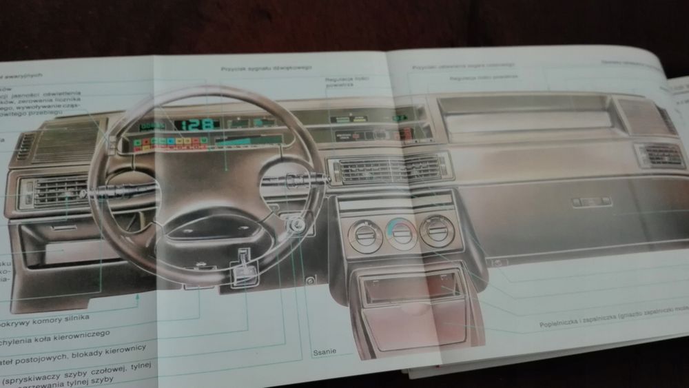Fiat Tipo Instrukcja Obslugi Ksiazka 1991 Polska PL