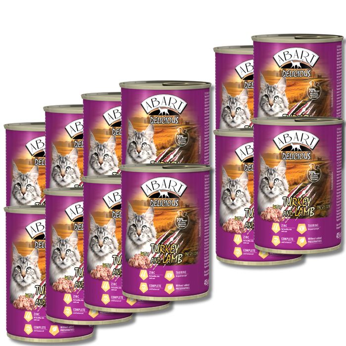 Abart Delicious dla kota 12x415g Indyk i Jagnięcina 3,99zł/szt