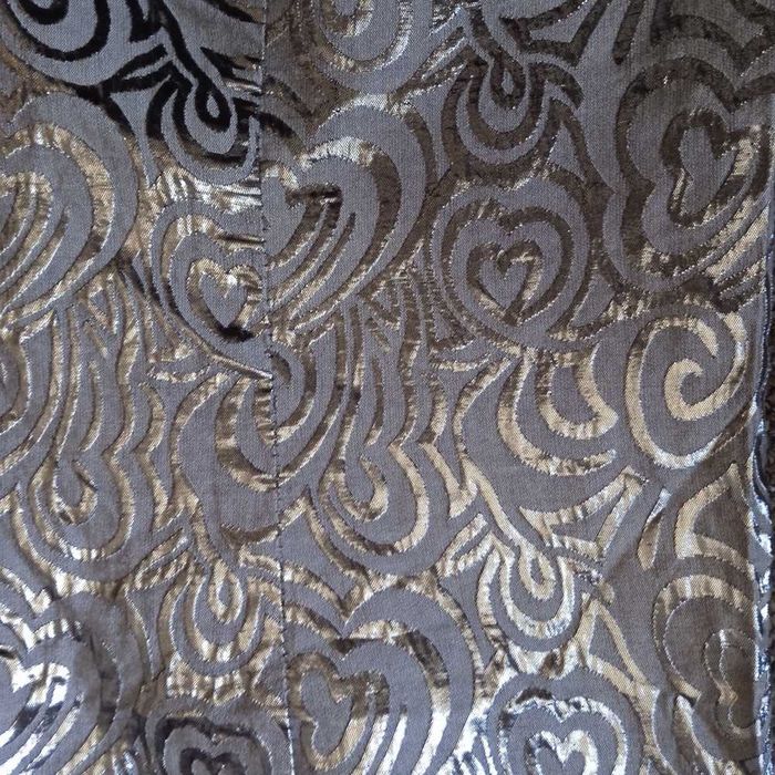 Wizytowa sukienka popiel srebro r. 44