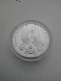 Moneta Jan Paweł II Benedykt XVI