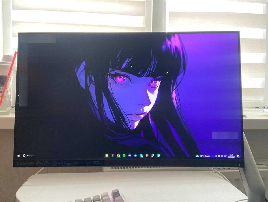 Комп'ютер, периферія, монітор та стіл